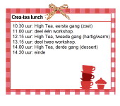 Crea-tea lunch Crea-tea lunch